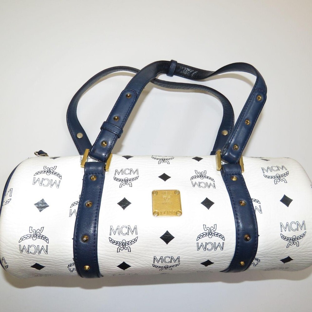 Vintage Mcm Papillon Barrel Bag 1554